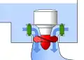 schematic of a DIVE-Turbine