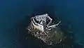 Image 26Aerial view of Kisimul Castle, a small medieval castle on an islet off BarraCredit: DJI_0077