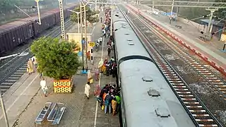 53046 Down Mayurakshi Fast Passenger at Siuri railway station