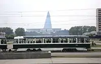 Pyongyang tram in 2009