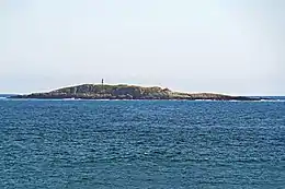 Jeddore Rock Lighthouse, located at the mouth of Jeddore Harbour