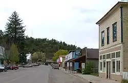 Main Street in downtown Collbran