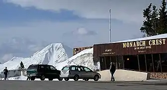 Summit of Monarch Pass in early May