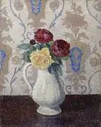 Bouquet de Roses Dans un Vase, c. 1885