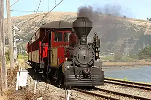 D 140 operating on the Ferrymead Railway.