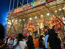 Image 11People honouring gods in a dajiao celebration, the Cheung Chau Bun Festival (from Culture of Hong Kong)