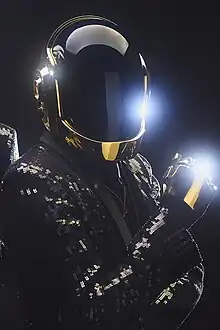 Homem-Christo as a member of Daft Punk in 2013