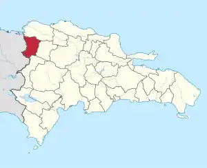 Location of the Dajabón Province