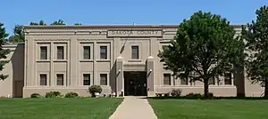 Dakota County Courthouse in Dakota City, July 2010