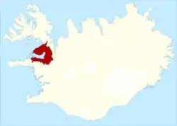 Location of Dalabyggð