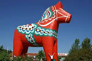 Image 6Dalecarlian horse in Avesta (from Culture of Sweden)