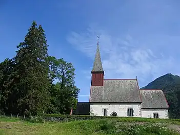 Exterior view of the church