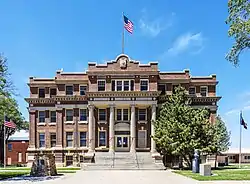 The 1922 Dallam County Courthouse in Dalhart