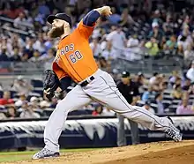 Picture of Houston Astros pitcher Dallas Keuchel