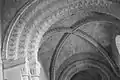 Fine 12th-century vaulting within Dalmeny Kirk