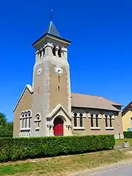 The church in Damloup