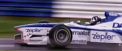 Damon Hill driving for Arrows at the 1997 British Grand Prix