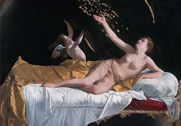 Orazio Gentileschi, Danaë, 1621