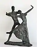 Dancers, 1981, bronze, private collection