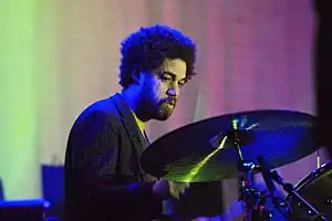 Danger Mouse performing with Broken Bells in 2010