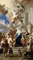 St. Elizabeth Distributing Alms, 1736