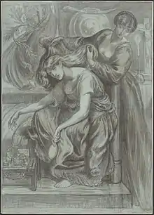 Desdemona's Death Song by Dante Gabriel Rossetti, ca. 1878–1881