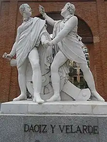 Monument to Daoíz and Velarde, Plaza del Dos de Mayo, Madrid