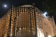 Darbare Hazrat Ishaan after the renovation of his descendant Hazrat Khwaja Sardar Sayyid Mir Sultan Masood Dakik at night