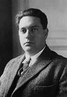 A portrait of the composer, Darius Milhaud, in 1923