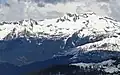 Darling Peak (left) and Delusion Peak/Mamquam Mountain (right)