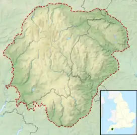 Aish Tor is located in Dartmoor