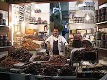 Image 4A date vendor in the old souq in Kuwait City