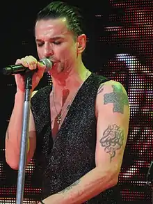 Gahan performing in February 2010