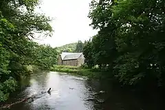 The Lesse river and the Mohimont Farm