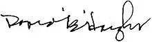 Signature of David B. Haight