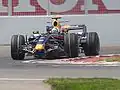 David Coulthard driving the RB3 at the 2007 Canadian Grand Prix.