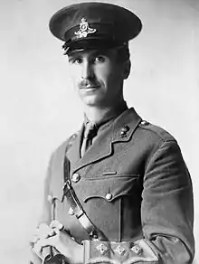 Photograph of Captain David Nelson in Royal Artillery uniform