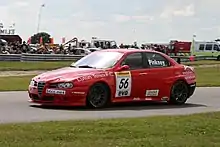 David Pinkney driving a 156 at the Snetterton round of the 2007 British Touring Car Championship