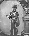 David Snavely, a private in the 3rd Pennsylvania Cavalry H Company