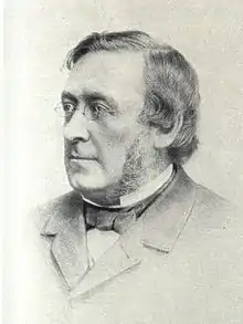 black and white engraving of a portrait of David Stevenson