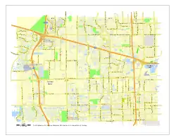 Davie city map, Florida