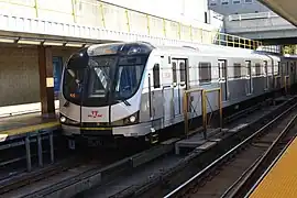 Toronto Rocket train at Davisville station