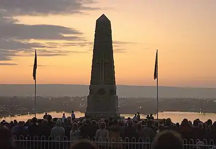 Image 19Anzac Day dawn services are held throughout Australia every April. (from Culture of Australia)