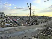 Image 13Widespread devastation in a residential area of Dawson Springs. (from 2021 Western Kentucky tornado)