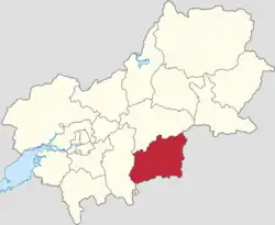 Location in Yanqing District