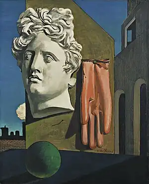 The Song of Love; by Giorgio de Chirico; 1914; oil on canvas; 73 x 59.1 cm; Museum of Modern Art (New York City)