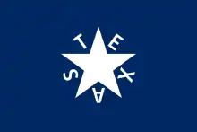 Zavala FlagThis flag was the first official flag of the Republic of Texas designed by Texas Constitutional delegate, Lorenzo de Zavala, being in use as early as March 1836 which would have been the last official flag of the Texian Army.