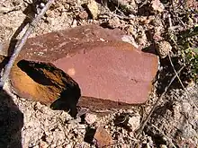 Red tuff from Tuggeranong Hill