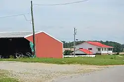 Farmstead at the site