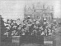 Defenders of the French Catholic church Beitang in Peking, August 1900, after a two-month siege.